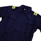 Max Blue Long Sleeve Anti-static Work Clothing Anti-wear Protective Coveralls M