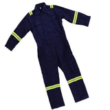 Max Blue Long Sleeve Anti-static Work Clothing Anti-wear Protective Coveralls L