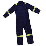 Max Blue Long Sleeve Anti-static Work Clothing Anti-wear Protective Coveralls L