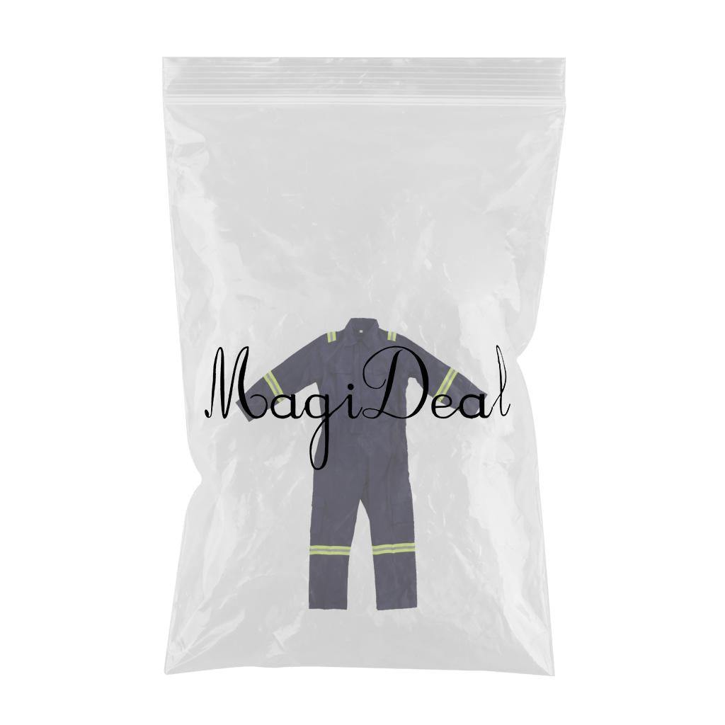 Max Blue Long Sleeve Anti-static Work Clothing Anti-wear Protective Coveralls XXXXL