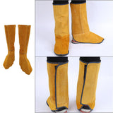 Max 1 Pair Welding Protective Shoes Shoe Spats Calves Feet Cover Welder