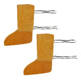 Max 1 Pair Welding Protective Shoes Shoe Spats Calves Feet Cover Welder