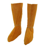 Max 1 Pair Welding Protective Shoes Shoe Spats Calves Feet Cover Welder