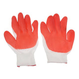Max 12Pairs Palm Finger Coating Natural Rubber Glove Hand Protection 200mm