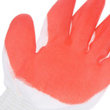 Max 12Pairs Palm Finger Coating Natural Rubber Glove Hand Protection 200mm
