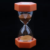 Max Plastic Hourglass Sand Glass Timer School Classroom Office Desktop 10 Mins
