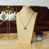 Max Necklace Pendant Display Bust Mannequin Stand Holder Rack, Linen 235*390mm