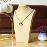 Max Necklace Pendant Display Bust Mannequin Stand Holder Rack, Linen 175*290mm