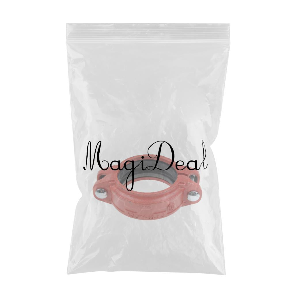 Max Fire Sprinkler Pipes Coupling Clamp Rigid Grooved Couplings DN89