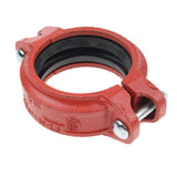 Max Fire Sprinkler Pipes Coupling Clamp Rigid Grooved Couplings DN89