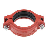 Max Fire Sprinkler Pipes Coupling Clamp Rigid Grooved Couplings DN89