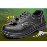 Max Steel Toe Leather Insulant Safety Work Shoes Industrial Construction 275mm