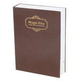 Max Flashing LED Book Magic Fire Light Lamp Rechargeable Nightlight Gifts Coffee