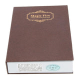Max Flashing LED Book Magic Fire Light Lamp Rechargeable Nightlight Gifts Coffee