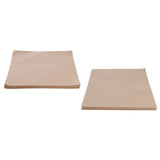 Max 200 Pieces Natural Kraft Food Wrapping Paper Unwaxed Oilproof Kitchen 23cm