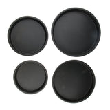 Max Anodized Aluminum Alloy Pizza Baking Plate Nonstick Coating 6in