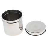 Max Stainless Steel Ointment Jar Sponge Cotton Dressing Container w/ Lid 8cm