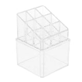 Maxbell Clear Acrylic Cotton Swab Cosmetic Makeup Case Storage Holder Box B