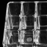 Maxbell Clear Acrylic Cotton Swab Cosmetic Makeup Case Storage Holder Box B