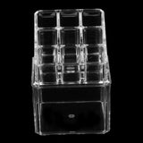Maxbell Clear Acrylic Cotton Swab Cosmetic Makeup Case Storage Holder Box B