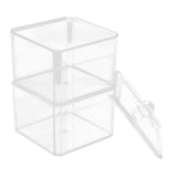 Maxbell Clear Acrylic Cotton Swab Cosmetic Makeup Case Storage Holder Box C
