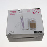 Maxbell Clear Acrylic Cotton Swab Cosmetic Makeup Case Storage Holder Box E