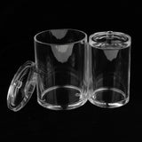 Maxbell Clear Acrylic Cotton Swab Cosmetic Makeup Case Storage Holder Box E