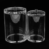 Maxbell Clear Acrylic Cotton Swab Cosmetic Makeup Case Storage Holder Box E