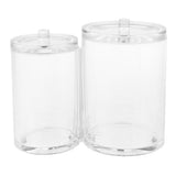 Maxbell Clear Acrylic Cotton Swab Cosmetic Makeup Case Storage Holder Box E