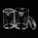 Maxbell Clear Acrylic Cotton Swab Cosmetic Makeup Case Storage Holder Box E