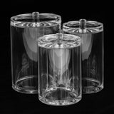 Maxbell Clear Acrylic Cotton Swab Cosmetic Makeup Case Storage Holder Box G