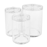 Maxbell Clear Acrylic Cotton Swab Cosmetic Makeup Case Storage Holder Box G