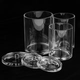 Maxbell Clear Acrylic Cotton Swab Cosmetic Makeup Case Storage Holder Box G