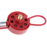 Max Adjustable Lockout Cable LOTO lockout tagout Electrical Safety Device 2m