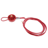 Max Adjustable Lockout Cable LOTO lockout tagout Electrical Safety Device 2m