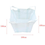 Max 2t FIBC Bulk Bag Super Sack Waste Storage 3.3x3.3x3.3' Basic w/ 4 Handles