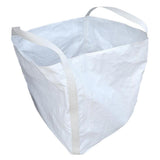 Max 2t FIBC Bulk Bag Super Sack Waste Storage 3.3x3.3x3.9' Basic w/2 Side Handle