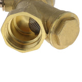 Maxbell 1" Brass Ball Valve Shut Off Female Thread with Filter Strainer DN25