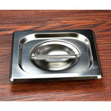 Maxbell 1PC Stainless Steel Lid Solid for 1/6 Size Steam Table Pan