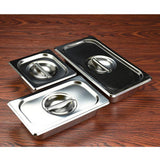 Maxbell 1PC Stainless Steel Lid Solid for 1/6 Size Steam Table Pan