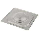 Maxbell 1PC Stainless Steel Lid Solid for 1/6 Size Steam Table Pan