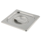 Maxbell 1PC Stainless Steel Lid Solid for 1/6 Size Steam Table Pan
