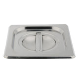 Maxbell 1PC Stainless Steel Lid Solid for 1/6 Size Steam Table Pan