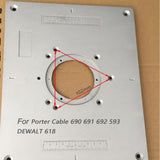 Max Woodworking Router Table Insert Plate for Porter Cable 690 691 692 593