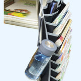 Max Desk Pocket Organizer Bedside Storage Bag Oxford Cloth Book Student Blue