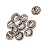 Max Stainless Steel Air Vent Louver Round Hole Air Vent Cover Louver 19mm