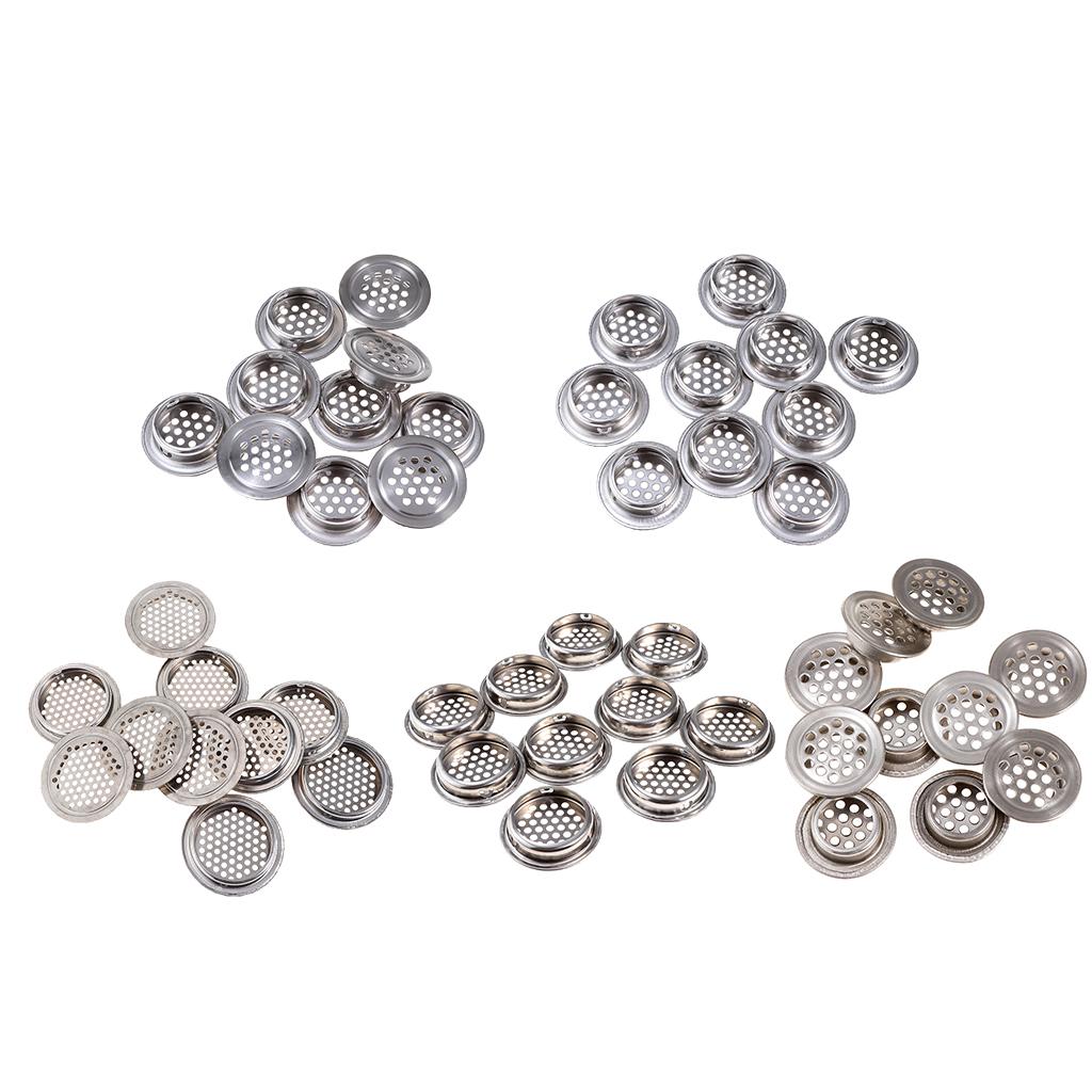 Max Stainless Steel Air Vent Louver Round Hole Air Vent Cover Louver 19mm