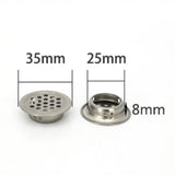 Max Stainless Steel Air Vent Louver Round Hole Air Vent Cover Louver 25mm
