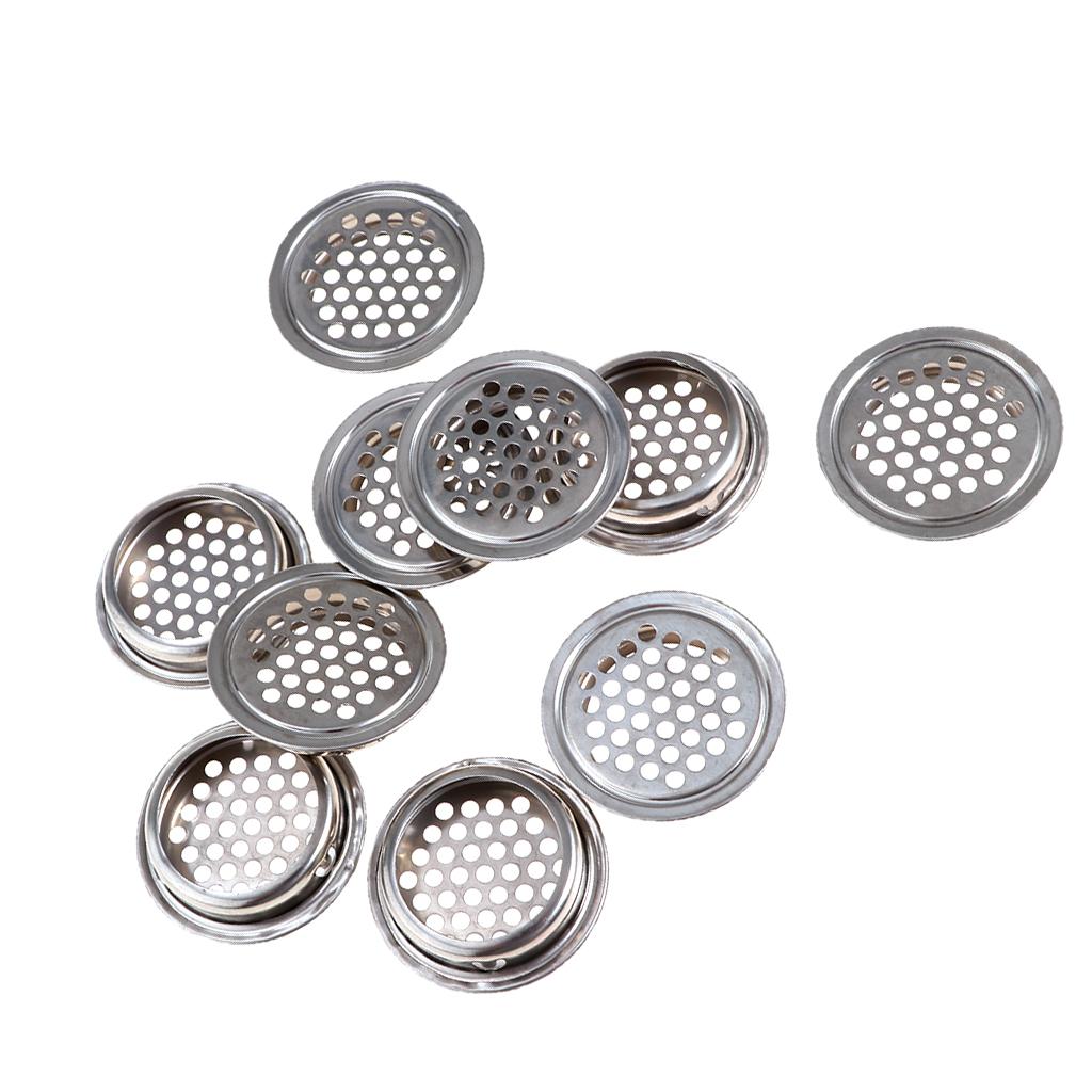Max Stainless Steel Air Vent Louver Round Hole Air Vent Cover Louver 35mm