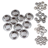 Max Cabinet Air Vents Cover Stainless Steel Round Vent Mesh Hole Louver 19mm